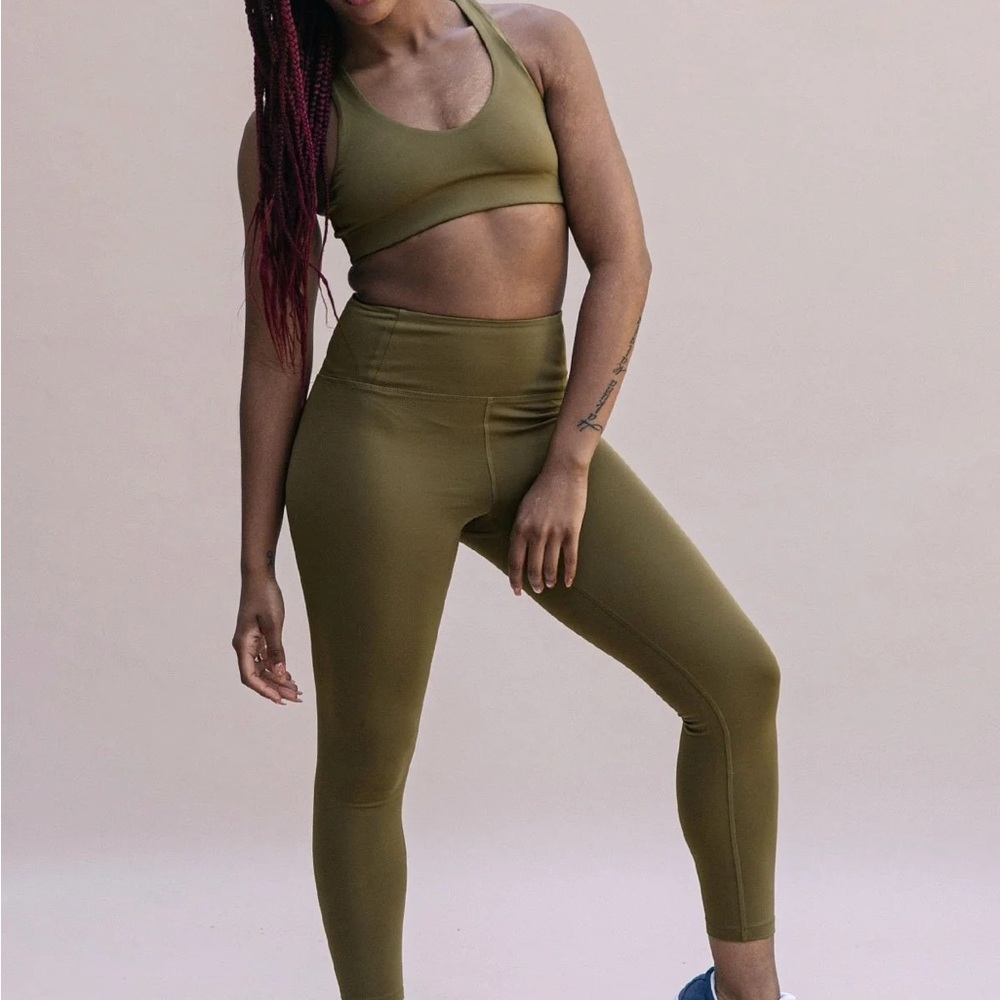 Girlfriend Collective Fern Float High Rise Leggings 23 3/4 inseam